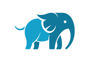 Elephant logo design vector icon