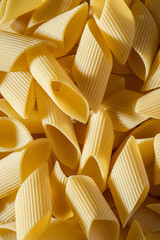 pasta on a beige background