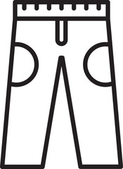 Trousers Pants Line Icon