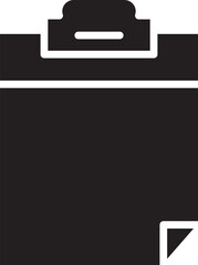 Clipboard Glyph Icon