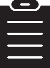 Clipboard Glyph Icon
