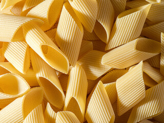 pasta on a beige background