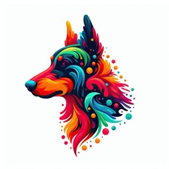 Isolated Colorful Animal on a Clear PNG Canvas, Generative AI - obrazy, fototapety, plakaty