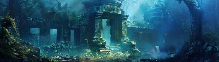 The timeless allure of ancient ruins - obrazy, fototapety, plakaty