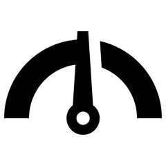 gauge icon, simple vector design - obrazy, fototapety, plakaty