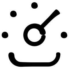 gauge icon, simple vector design - obrazy, fototapety, plakaty