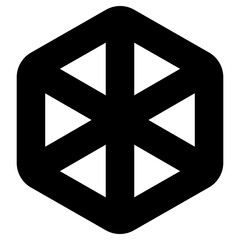 gem icon, simple vector design