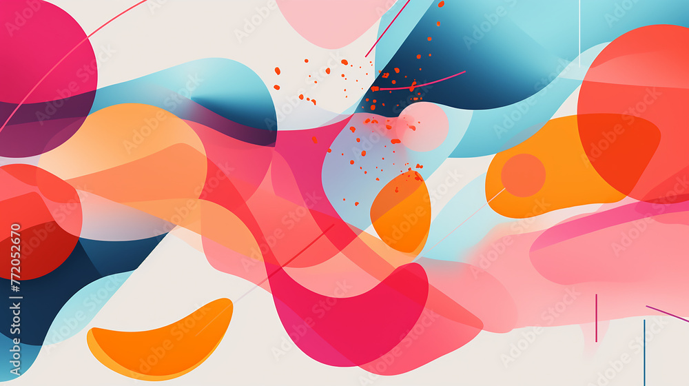 Canvas Prints hd background and texture with colorful abstract design