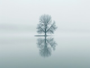 Minimalist landscapes where the elegance of simplicity unveils the beauty of the natural world