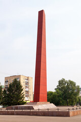 Monument to those killed in the battles for the Soviet power in Krasnoyarsk
