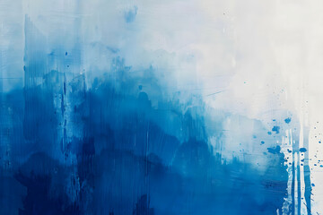 Abstract art blue background