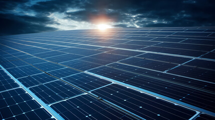 Solar cell power station solar panel group