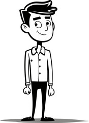 Dynamic Male Characters Vector Illustration Showcase