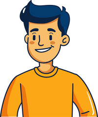 Exploring Male Emotions Expressive Vector Illustrations