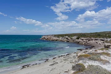 Crédence de cuisine en verre imprimé Plage de Camps Bay, Le Cap, Afrique du Sud Beautiful place called Little Emu Beach on the Yorke Peninsula of Australia. 