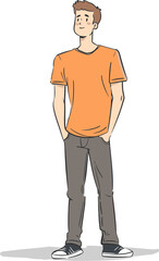 Fototapeta premium Celebrating Male Beauty Dynamic Vector Depictions of Male Figures