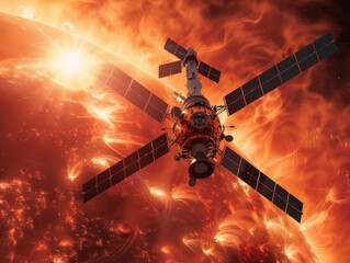 AI-driven simulations predicting the impact of solar flares on future space missions