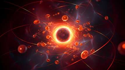 Atomic nucleus background
