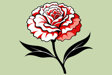 vector design of a Carnation 