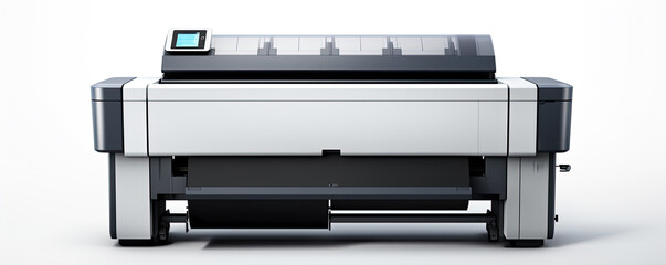 Large format printer on white background