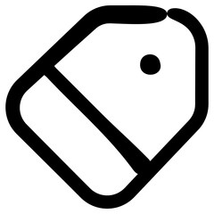 label icon, simple vector design
