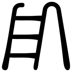 ladder icon, simple vector design