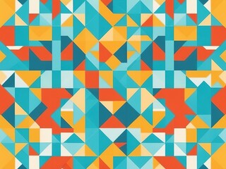 Seamless geometric pattern with rhombuses. illustration.