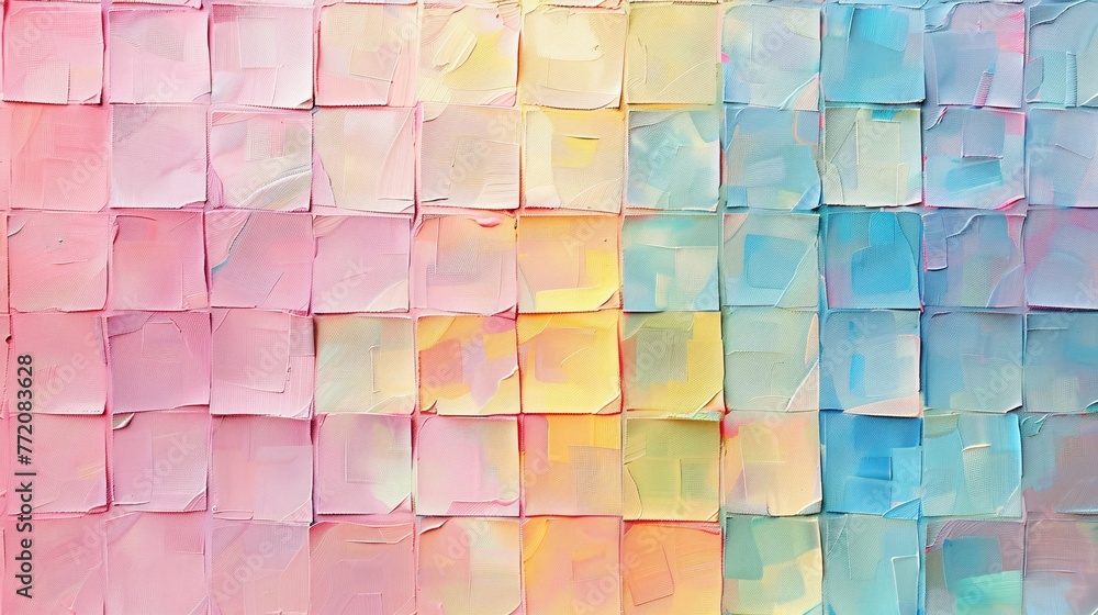 Poster colorful abstract artwork with a pop of color generative ai