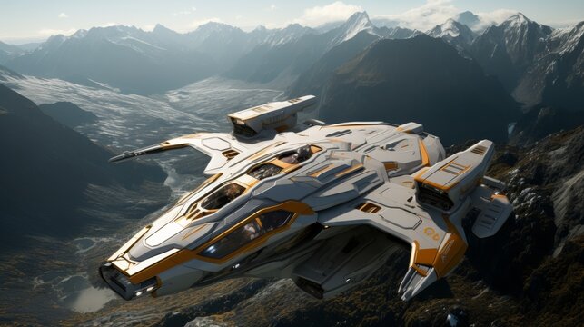 Future's Mighty Defender Stellar Warship