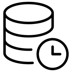 loading data icon, simple vector design