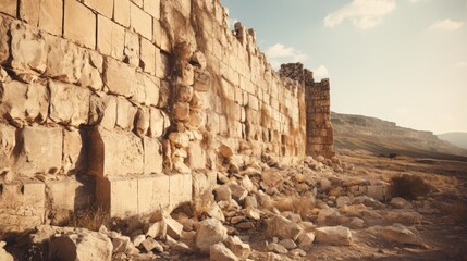 Fototapeta premium Historic Moment of Walls Crumbling
