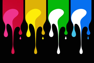 Liquid Color Flow vector design