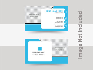 creative modern name card and business card.