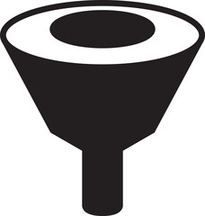 Funnel Glyph Icon