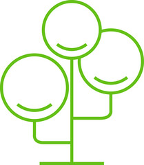 Tree Icon Illustration
