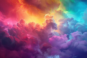 Colorful Cloudscape Generative AI