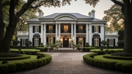 Obraz premium Elegance A Georgian Dream Home
