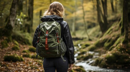 Fototapeta na wymiar Trekking Backpack, Adventure