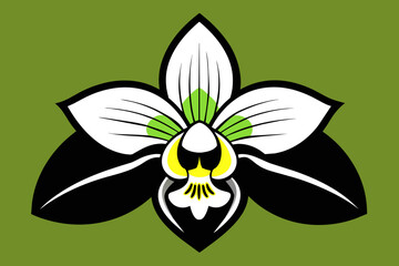 Vector dexign of a Orchid 