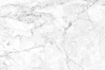 Fototapeta na wymiar White marble texture with natural pattern for background or design artwork.