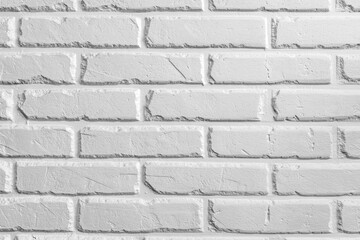 wall decoration imitation brick white background