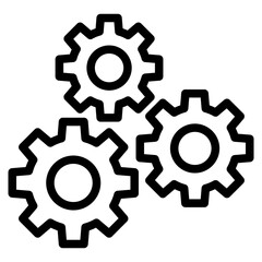 gear icon, cog wheel, engine circle