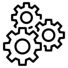 gear icon, cog wheel, engine circle