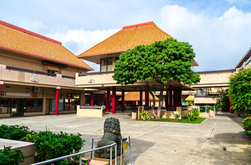Chinatown Cultural Plaza in Honolulu - Hawaii, United States