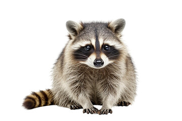 Raccoon isolated on transparent background