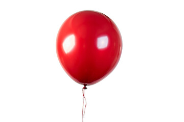 Balloon in the air isolated on transparent background