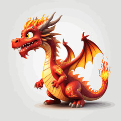 Dragon Cartoon Design Very Cool