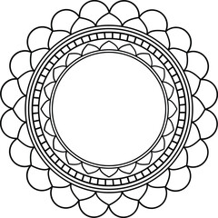 Vector Mandala art design. decorative element that you can use in any design such as logo, background, frame, etc.	