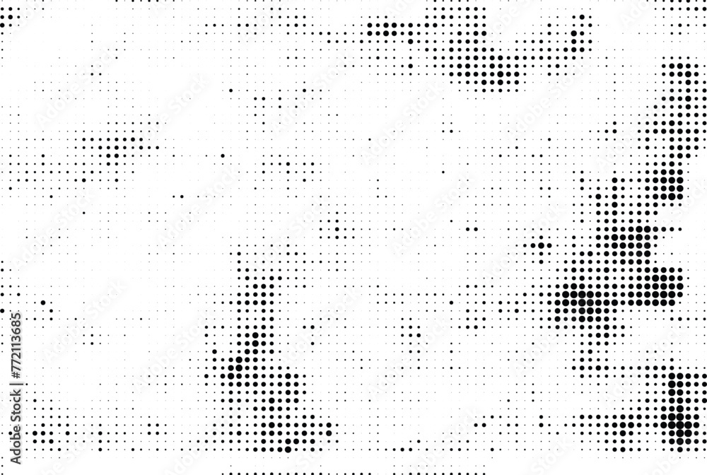 Wall mural halftone background vector, abstract backdrop design with two tone pattern