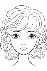 Coloring pages of heads for children to print. Coloring for school. Coloring for the house. Creative hobbies for children. 